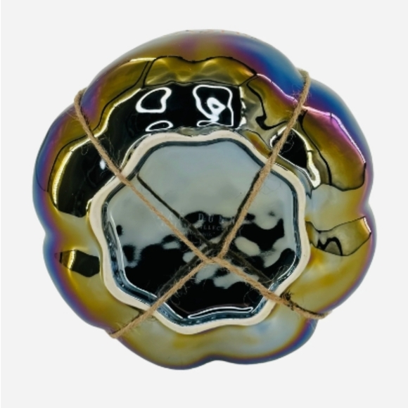 Rae Dunn Smashed Tall Pumpkin Planter With Luster Finish Artisan Collection - Picture 4 of 5